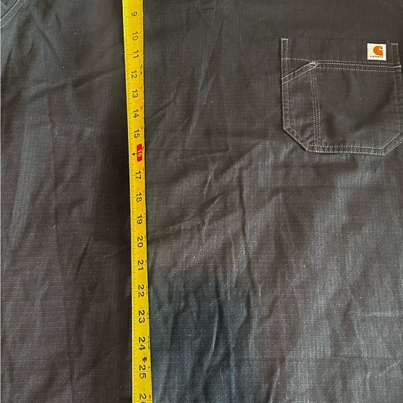 Carhartt Men's Utility Scrubs Chest Pockets Dark Gray Short Sleeve Size L - Picture 5 of 7